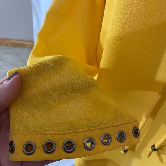 NWT Ruff Hewn Grey Bright Gold Tunic Top - Picture 9 of 9